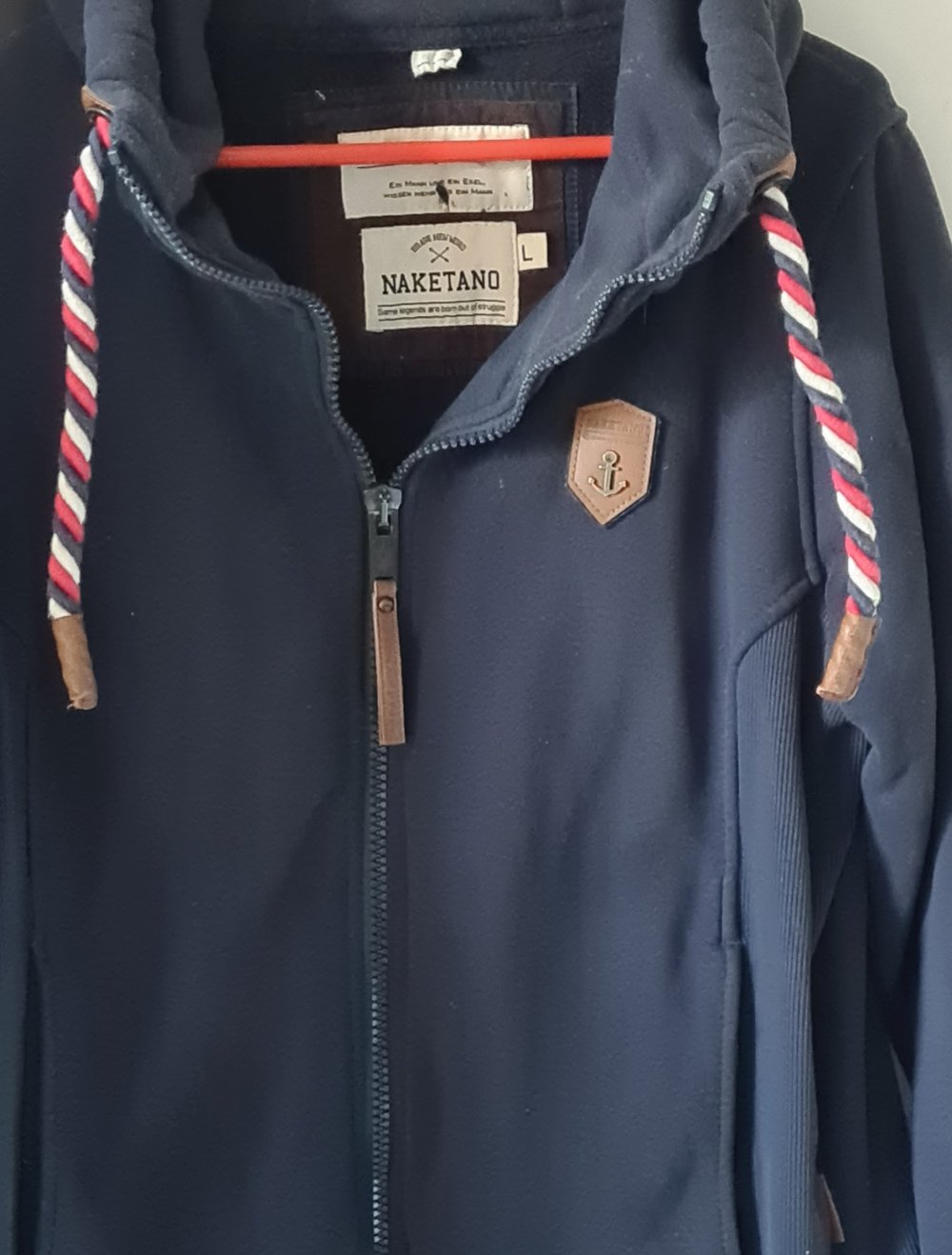 Naketano Sweatjacke Gr. L dunkelblau