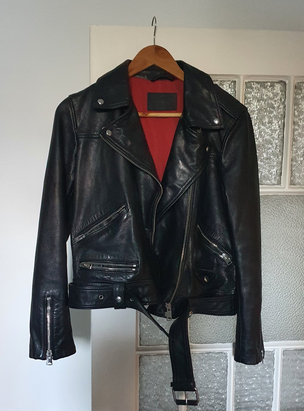 AllSaints Lederjacke Gr.40