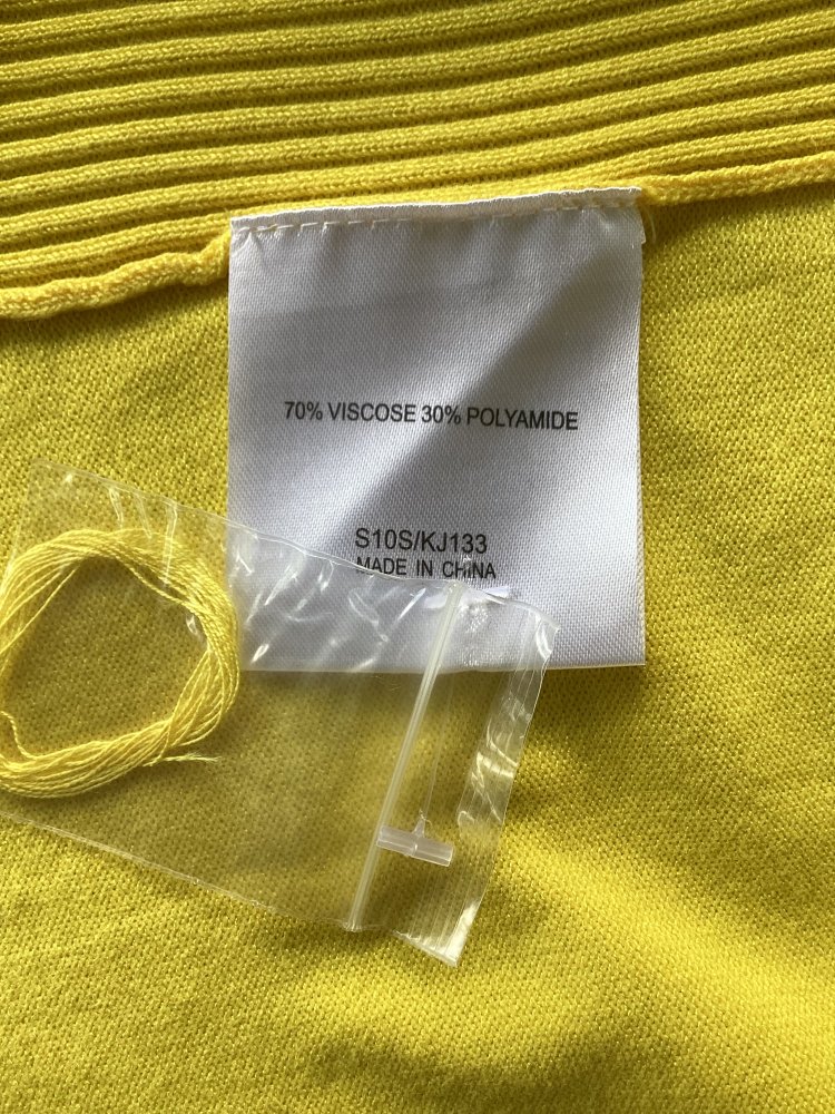 Leichte Strickjacke von Karen Millen , gelb , Größe S / 36
