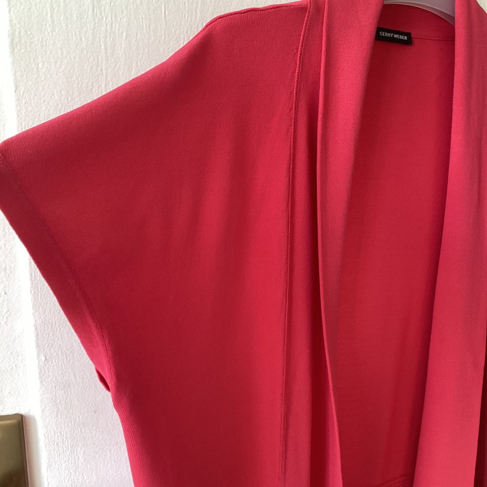 Cardigan , Weste , Gerry Weber , Lachsfarbend , Rot , Größe 44/L