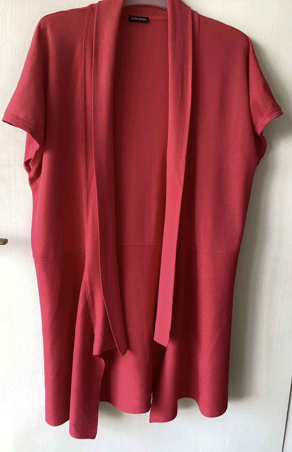Cardigan , Weste , Gerry Weber , Lachsfarbend , Rot , Größe 44/L