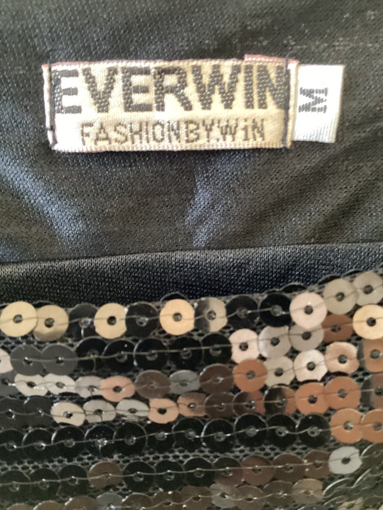 Pailetten Party oder Cocktail Kleid von Everwin , schwarz, Größe M