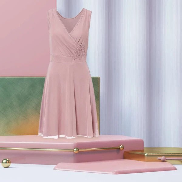 Kleid Rosenholz Größe 40/42