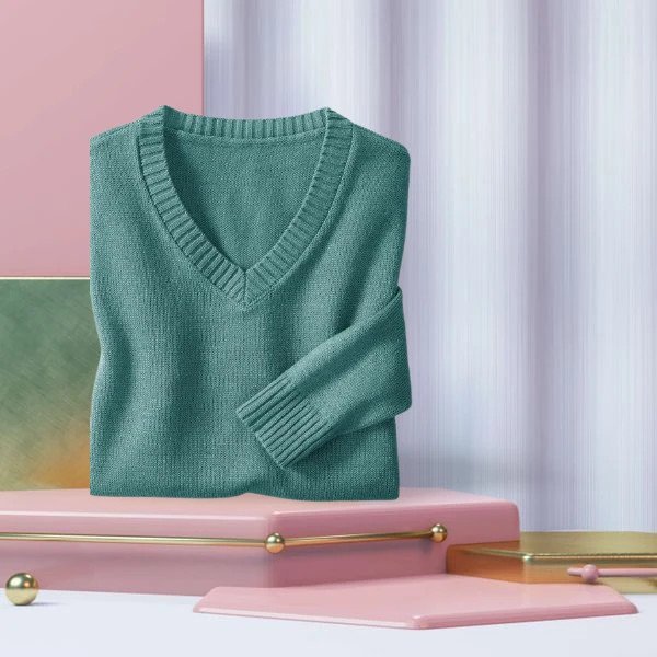 Pullover Jadegrün Größe 40