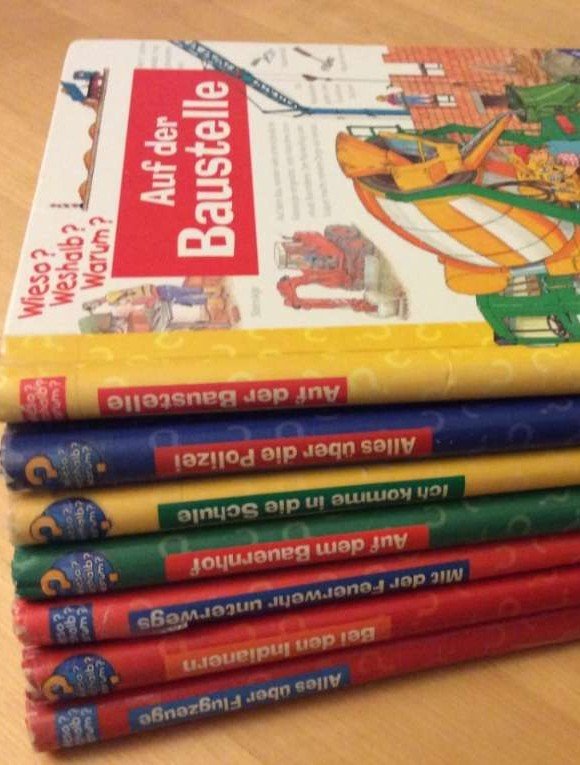 Wieso weshalb warum Bücher 7 Stück