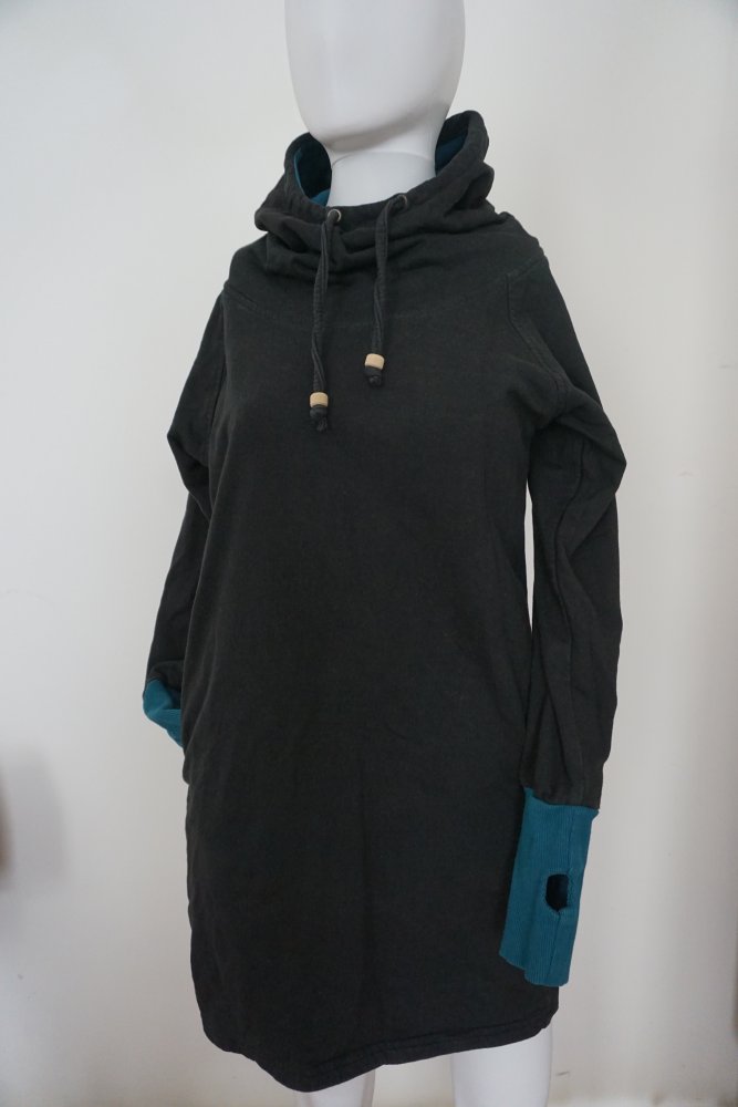 Hoodie Sweat Kleid Gr. S 