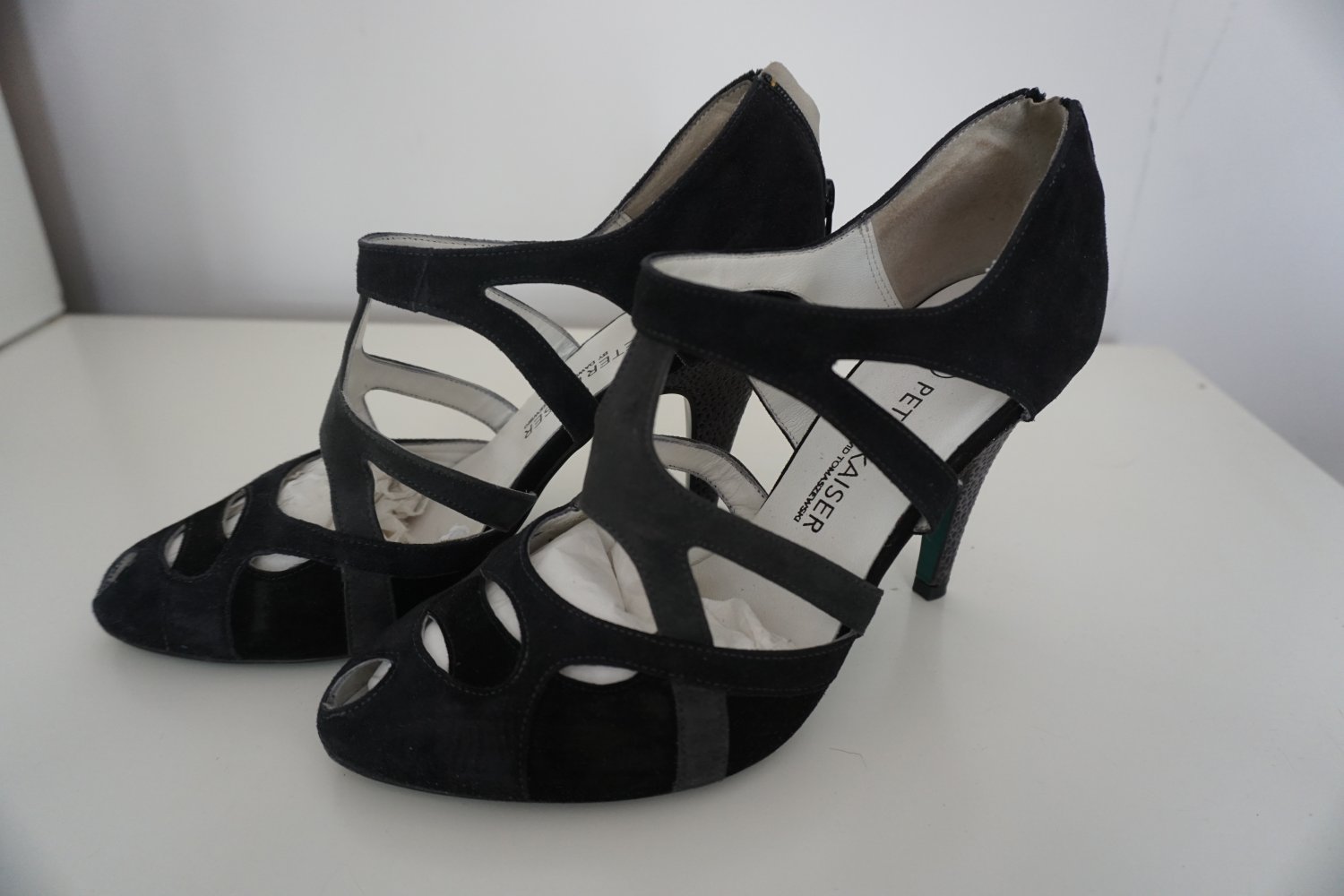 Schwarze Peter Kaiser Pumps High Heels Gr. 38,5 wie neu