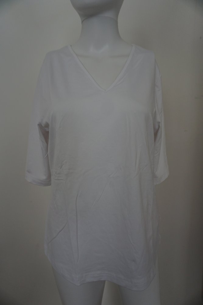 Unterzieh Shirt weiß Gr. 38 Neu V-Ausschnitt 3/4 Ärmel