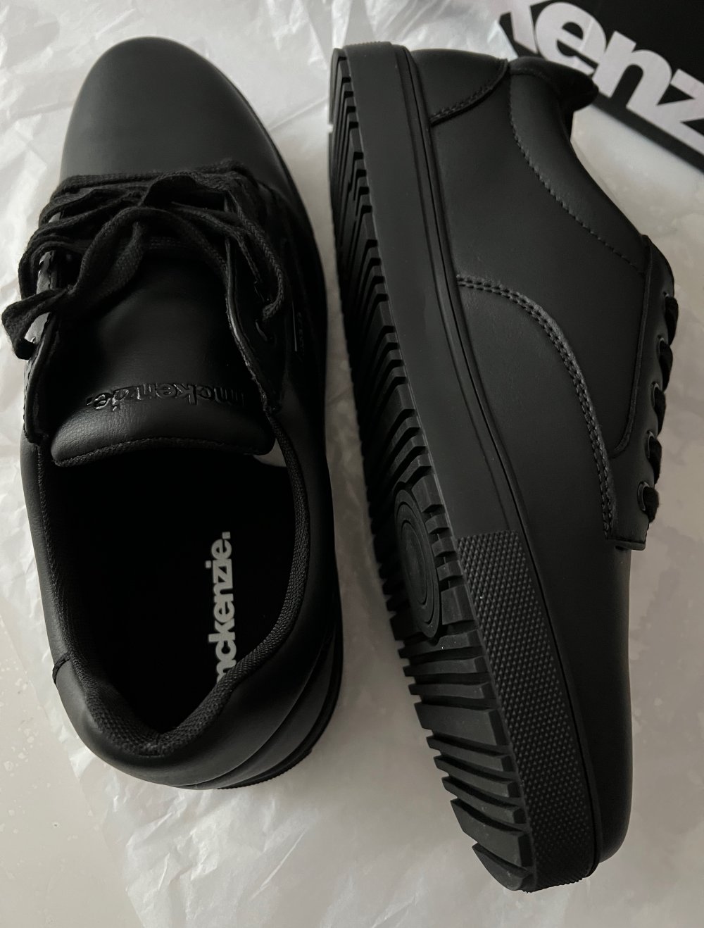 McKenzie CROME   SNEAKER  GR. 45 NEU IN KARTON! SCHWARZ SIEHE BILDER!