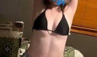 Bikini  in Schwarz   in XS 34  