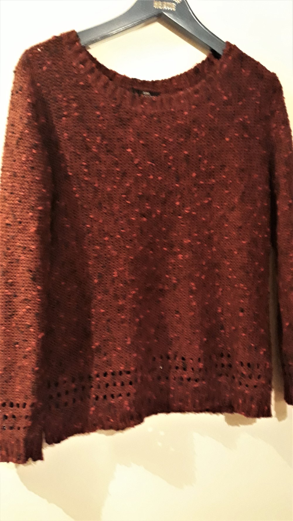 Schicker Damenpullover von Gina Benotti, Gr. S, mit tollem Muster, nur 6,-€