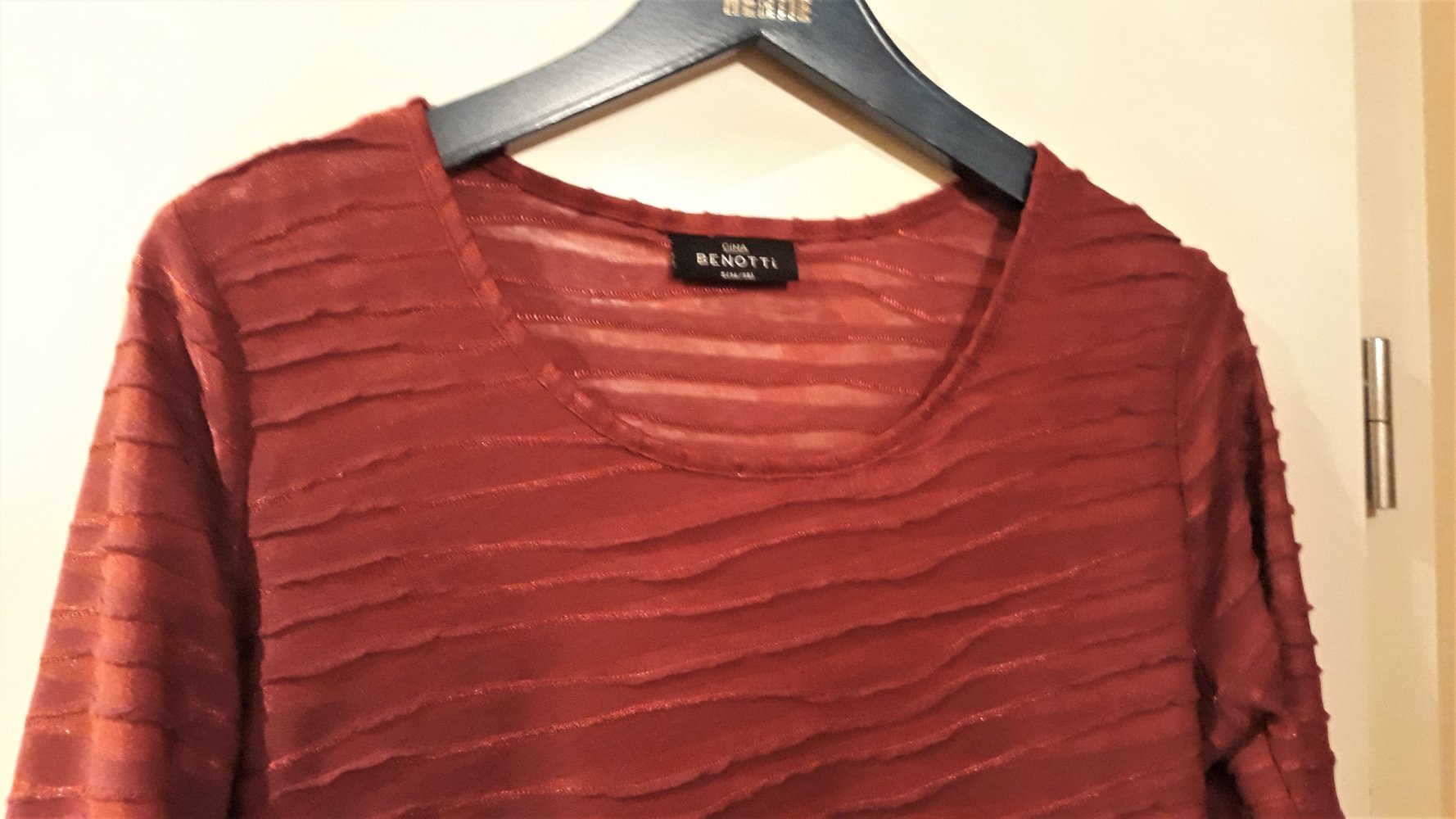 Edles Damenshirt von Gina Benotti, Gr.S, weinrot, neu, jetzt nur 4,50€