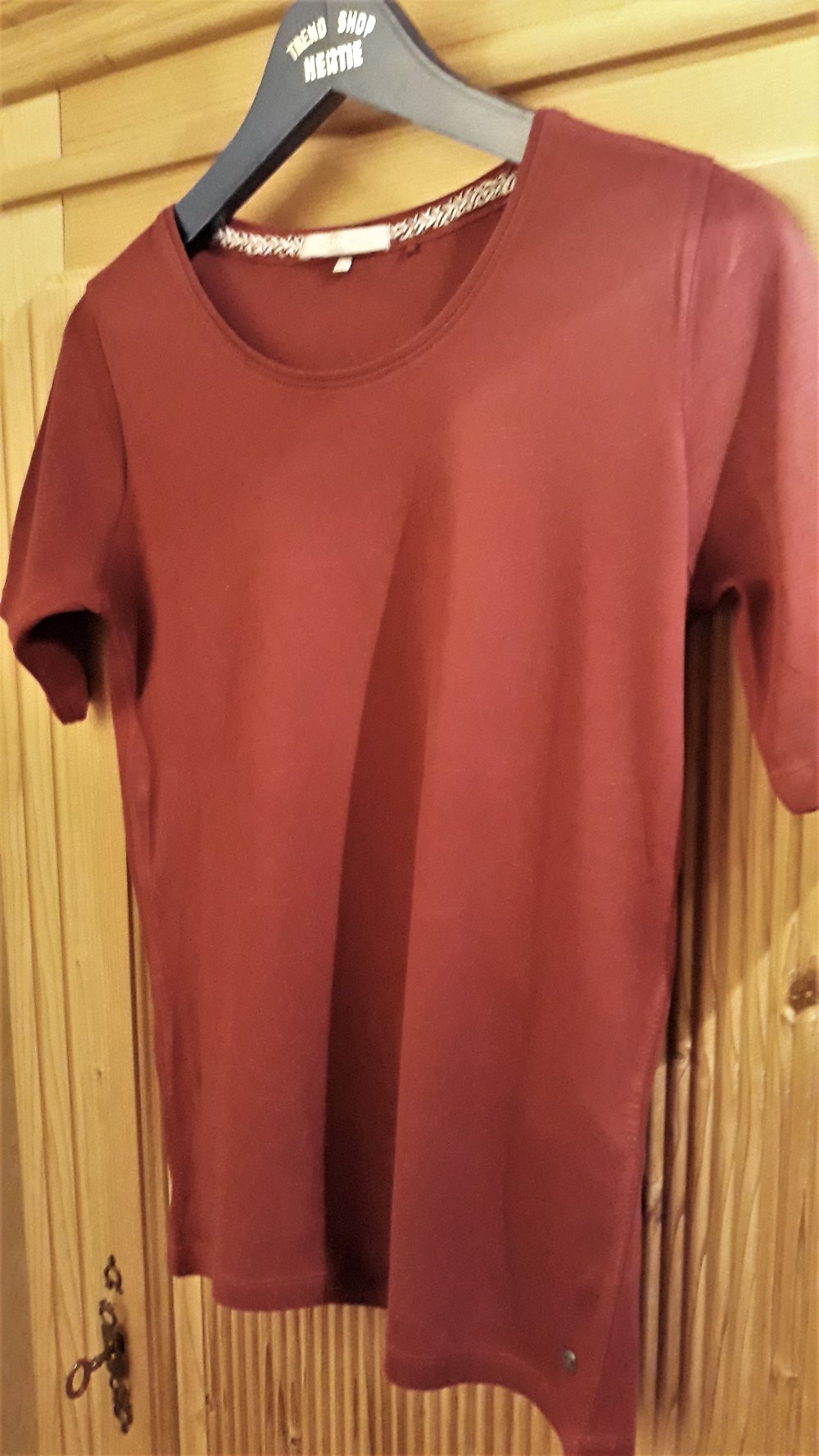 Tolles T-Shirt von CECIL, Gr. S, burgunderrot, nur 1x getragen, nur 4,-€