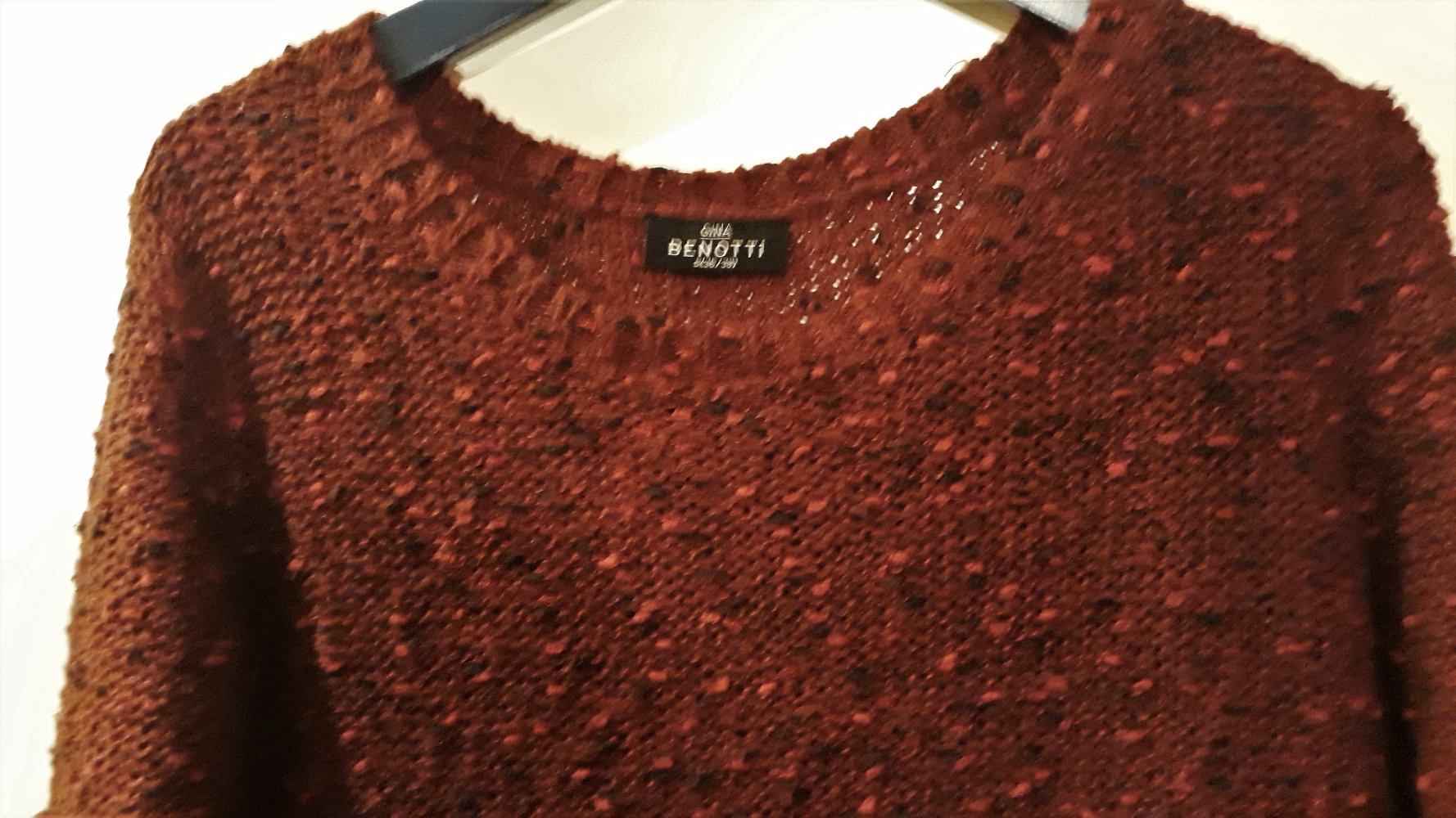 Schicker Damenpullover von Gina Benotti, Gr. S, mit tollem Muster, nur 6,-€