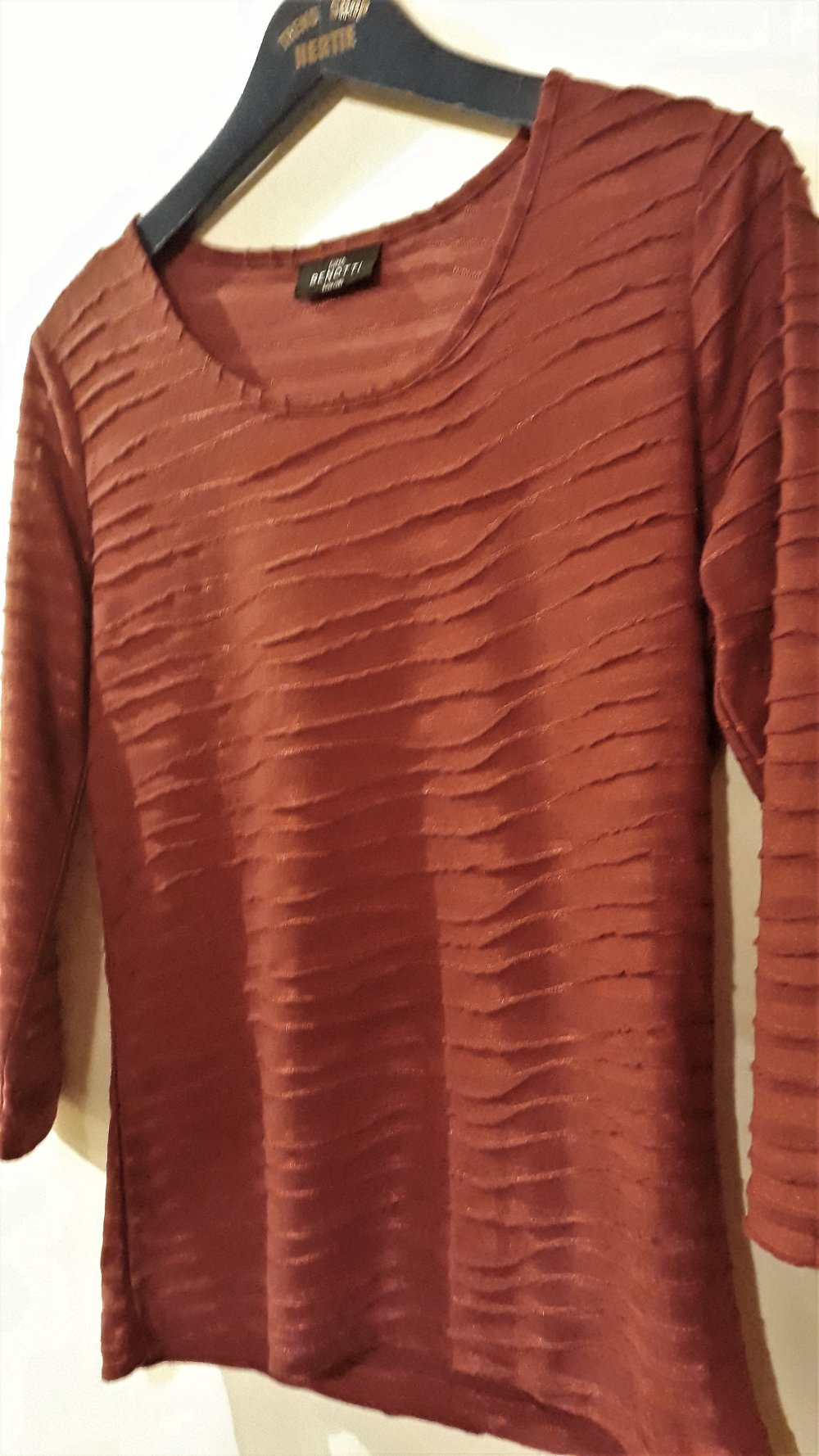 Edles Damenshirt von Gina Benotti, Gr.S, weinrot, neu, jetzt nur 4,50€