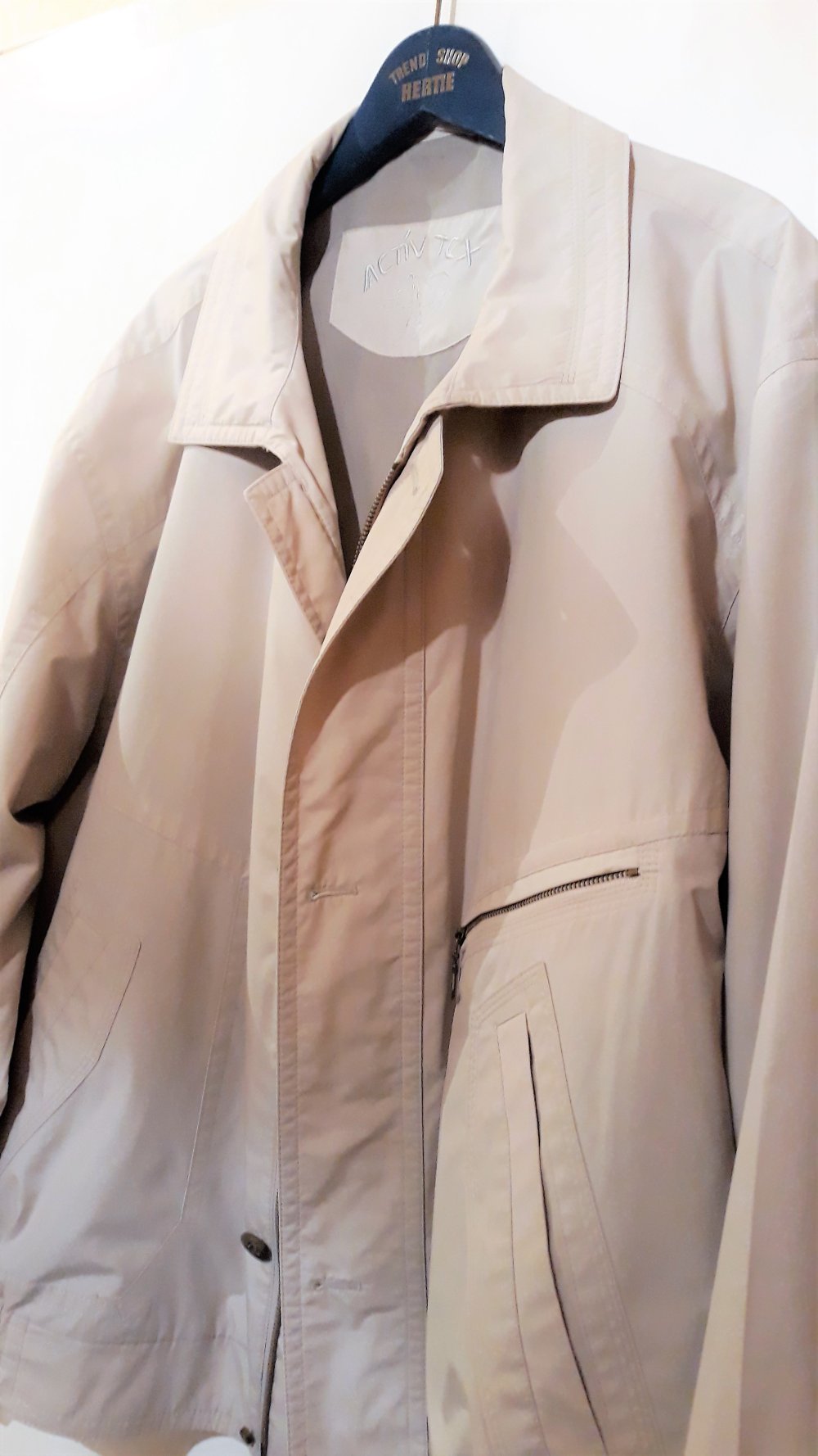 Reduziert !! Tolle Herrenjacke von Activ Tex, Gr.54/27, beige nur 5,-€