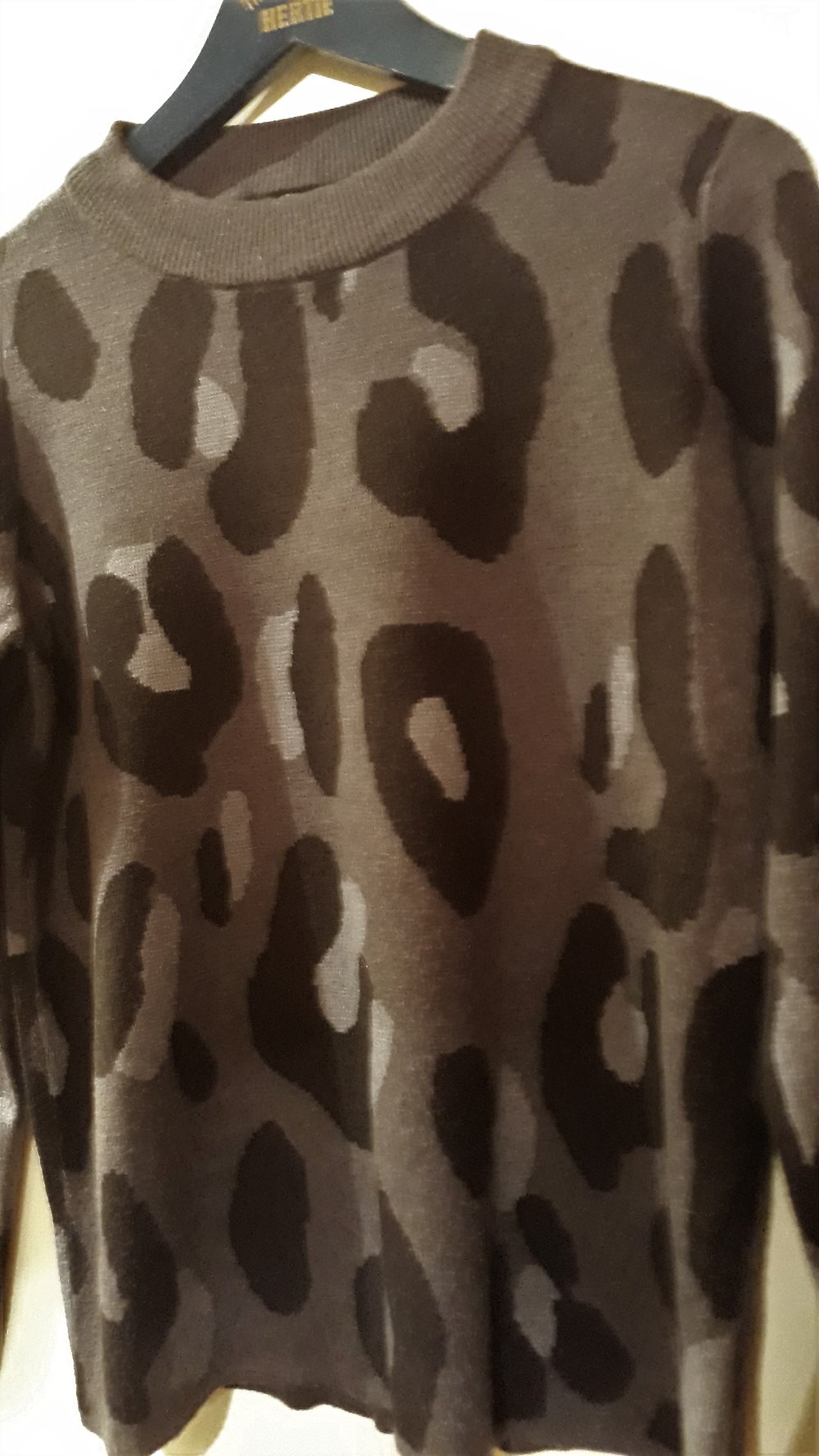 Toller, weicher Damenpullover von Gina Benotti, Gr.S, Grau/schwarz, Neu, nur 6,-€