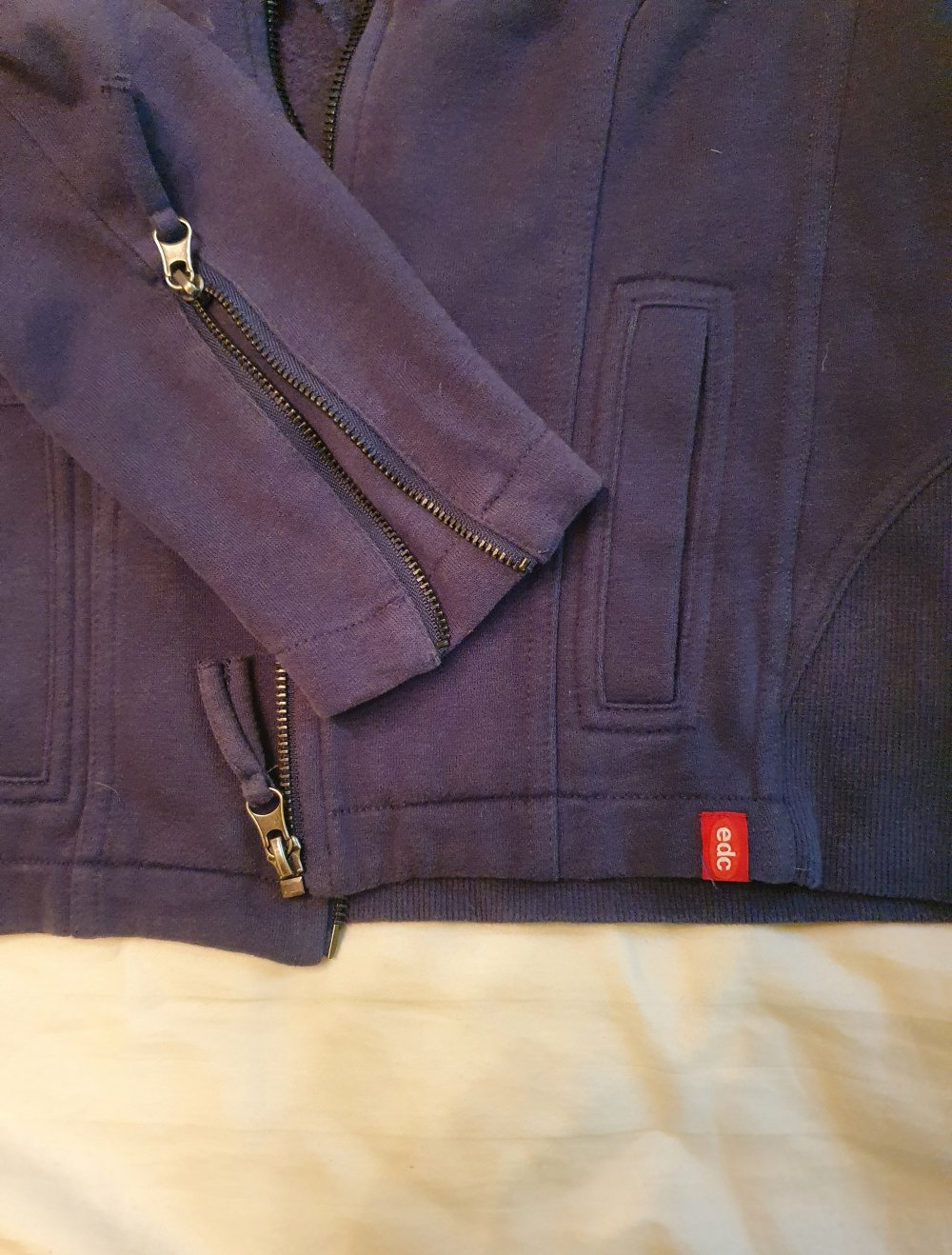 Jacke Strickjacke blau