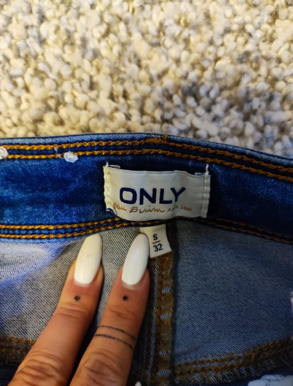 H&M Jeanshose dunkelblau