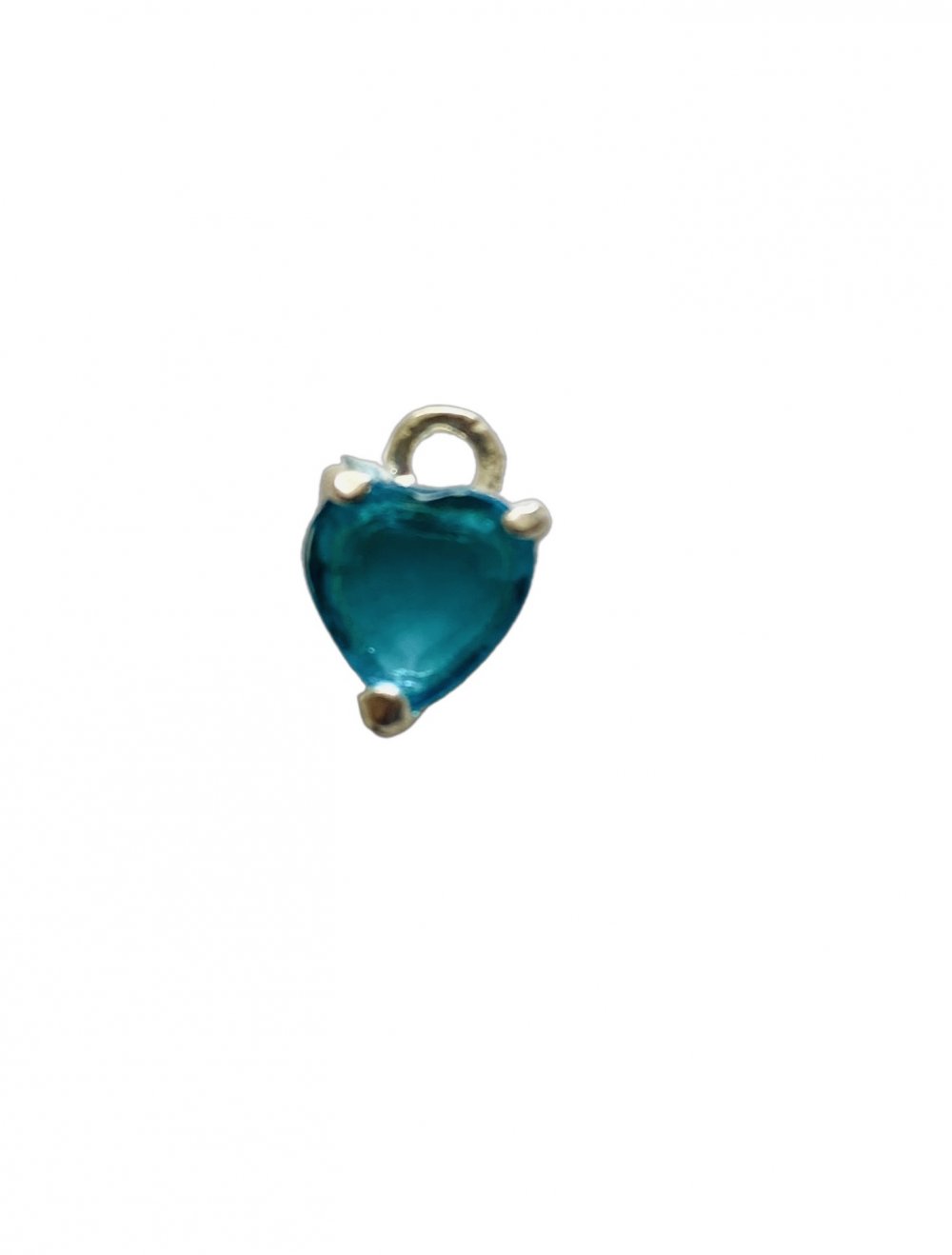 Charm Anhänger Strassstein Herz