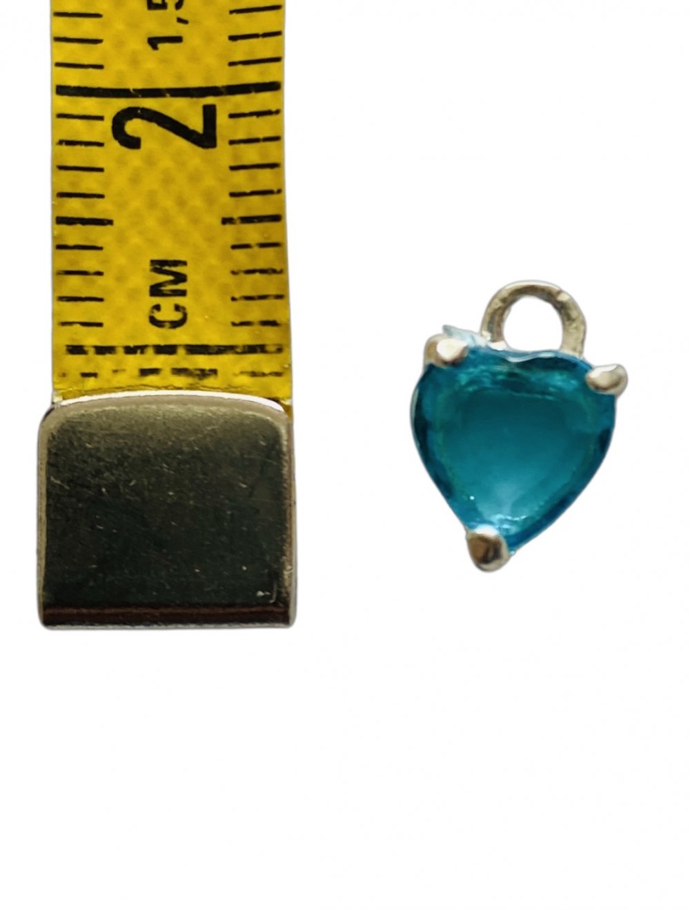 Charm Anhänger Strassstein Herz