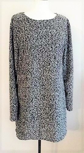 Strickkleid Longpulli Strick AA 55 cm Länge 88 cm 95 % Viskose und 5 % Elastan 