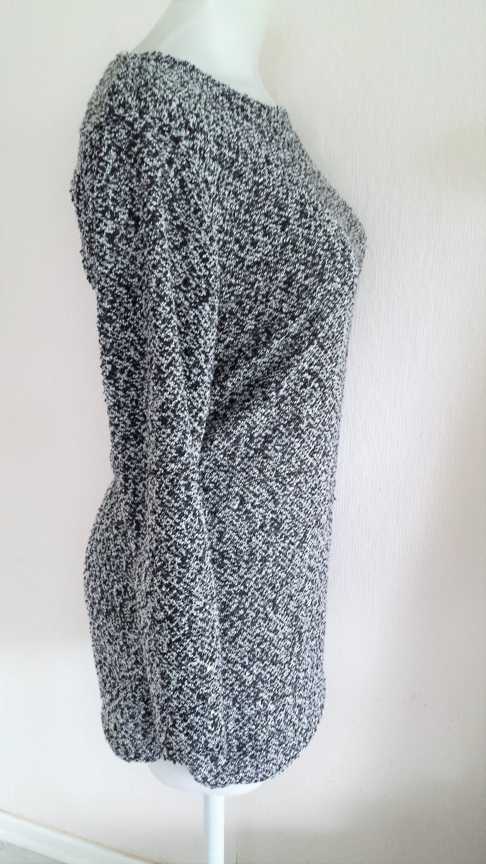 Strickkleid Longpulli Strick AA 55 cm Länge 88 cm 95 % Viskose und 5 % Elastan 