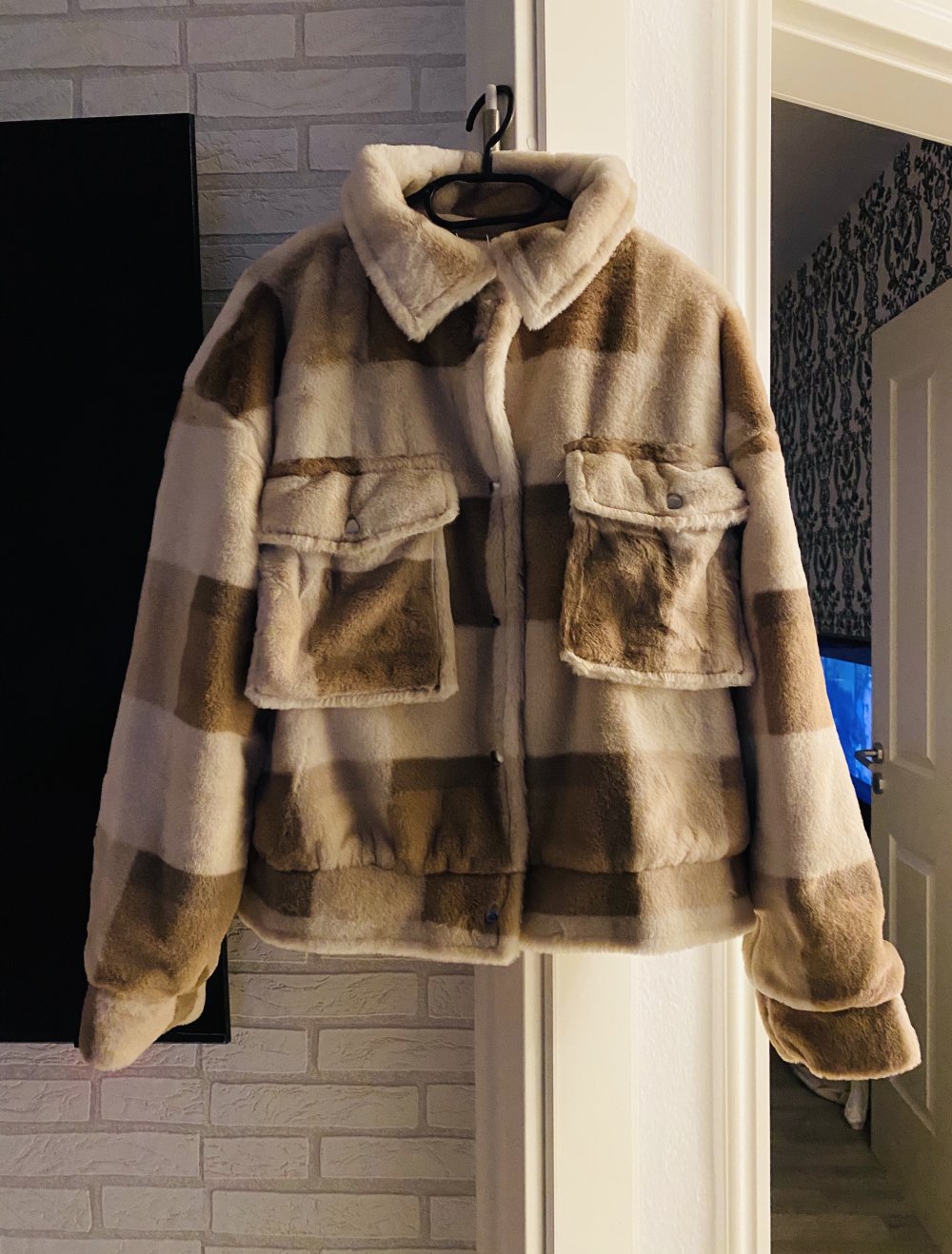 kuschelige jacke