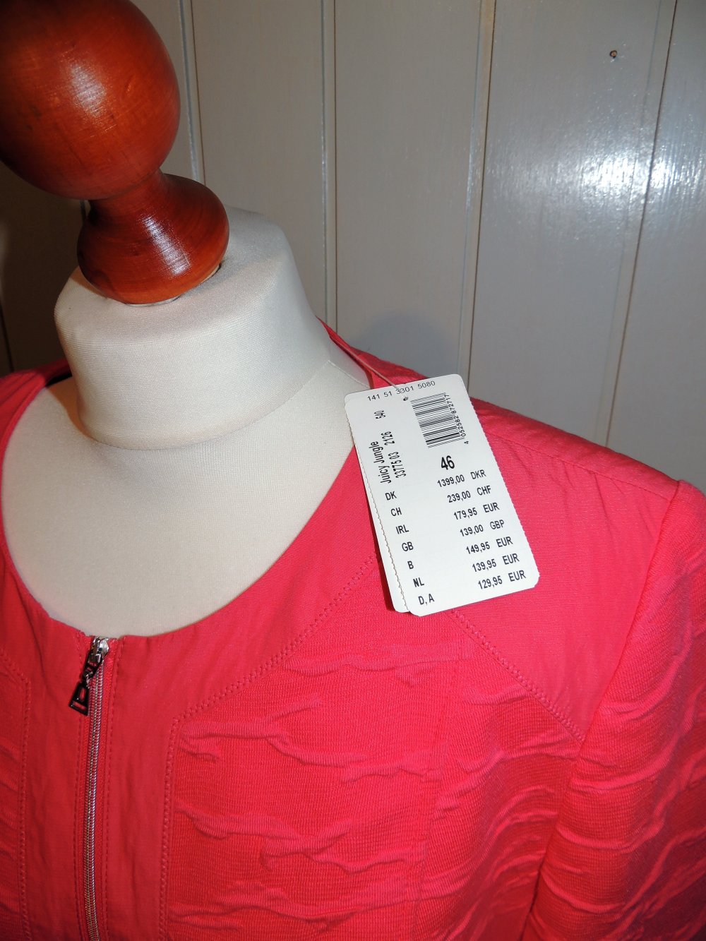 Jacke von Gelco in pink Größe 46 Neupreis 129,95€ NEU mit Etikett