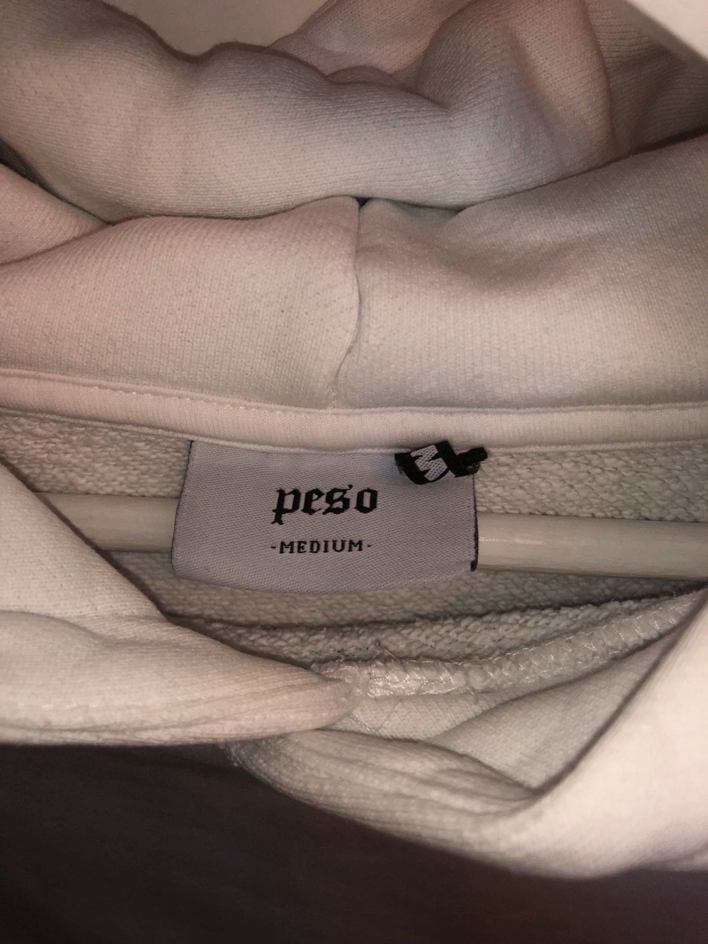 Peso Raws Hoodie Weiss Größe M