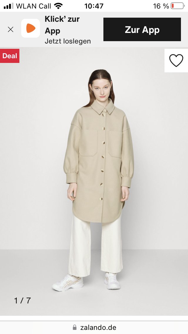 Mantel oversize 