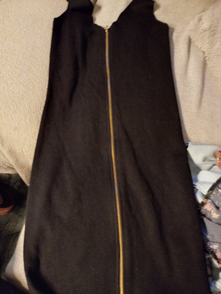 Minikleid mit Reißverschluss