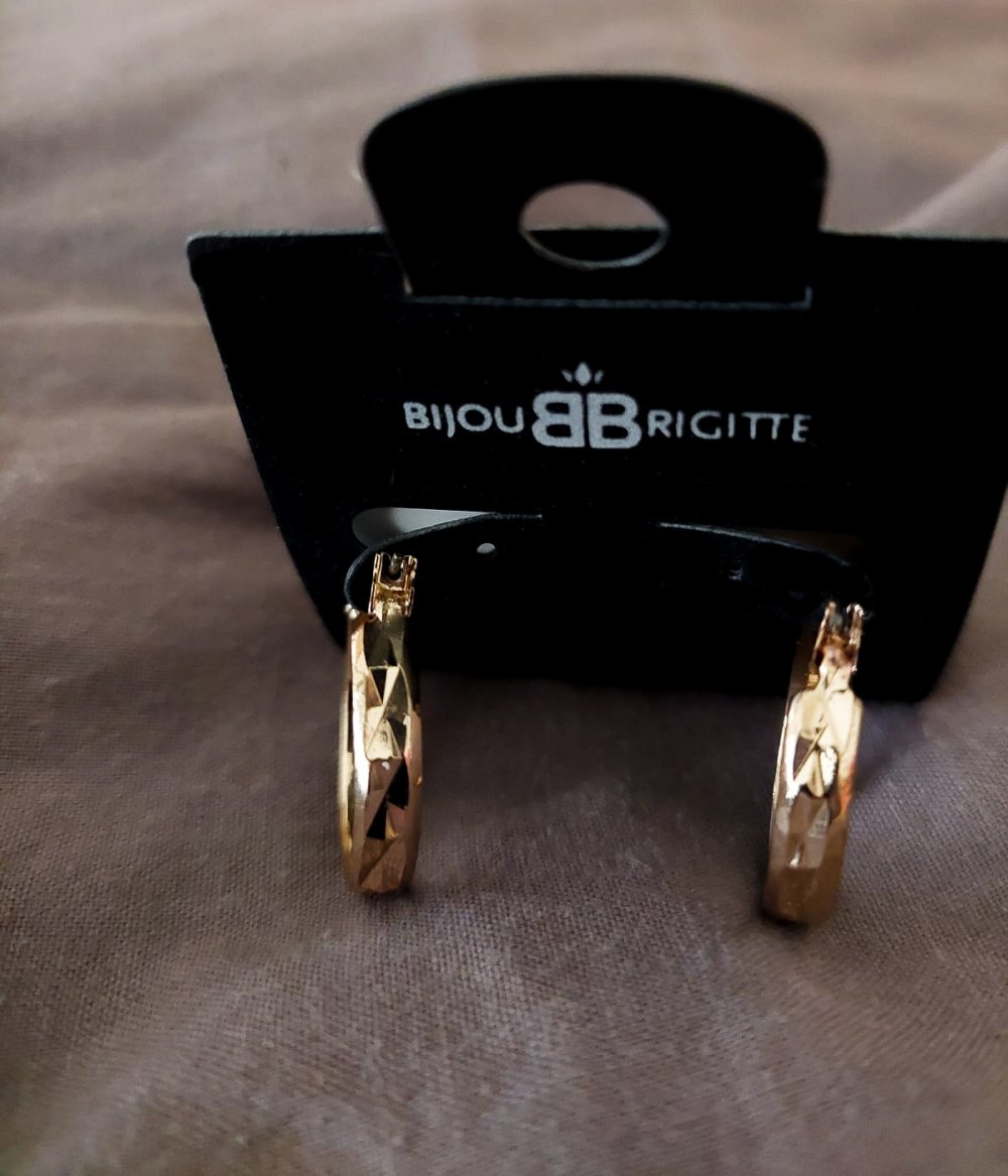NEUE Goldfarbene Creolen von Bijou Brigitte, Creolen 