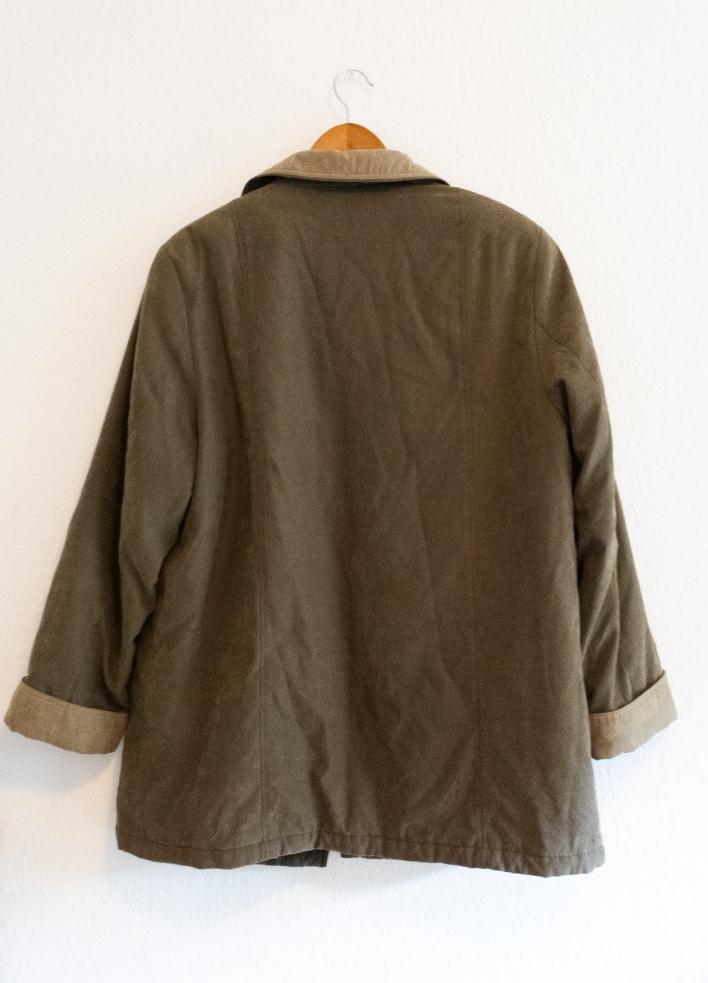 Herbstjacke, Übergangsjacke, Damenjacke in Oliv -Brauntönen