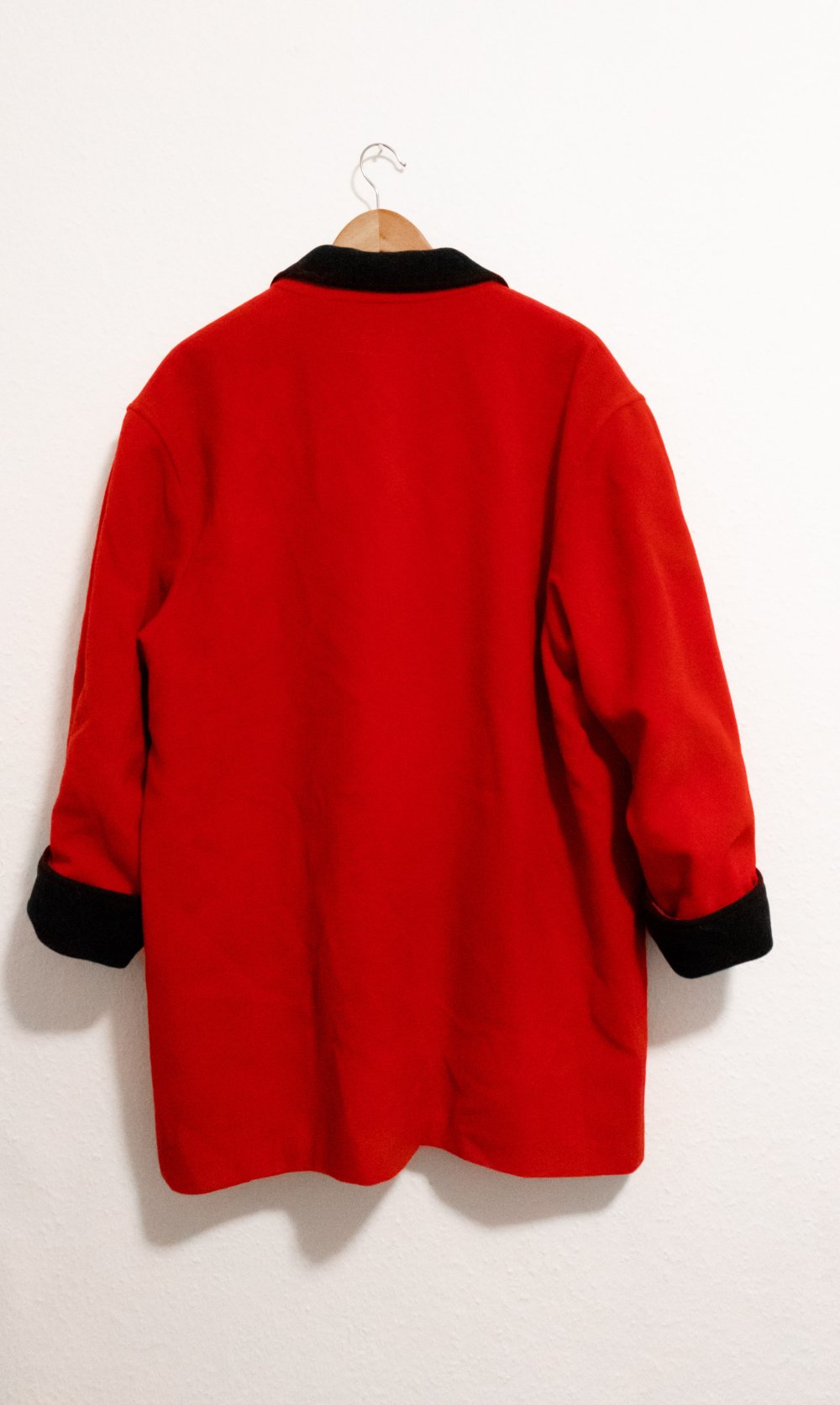 Wunderschöner roter Kaschmirmantel, roter Mantel, Kaschmir