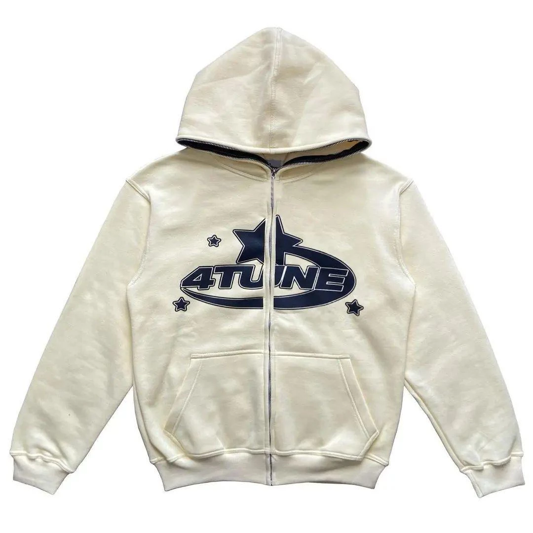 Y2K Zip Hoodie mit Print