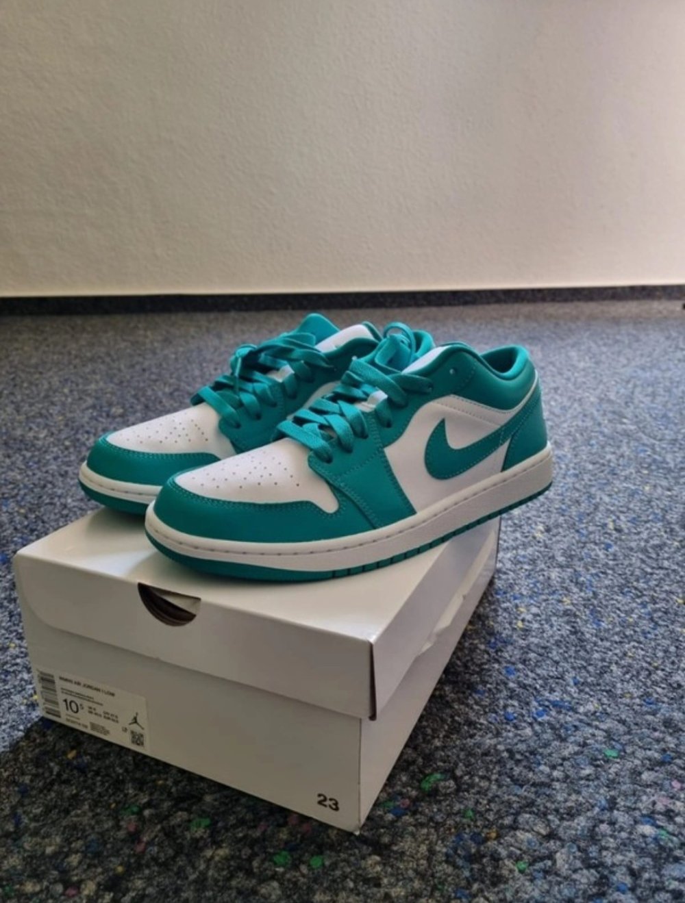 Air Jordan 1 LOW Türkis (Größe 42.5)