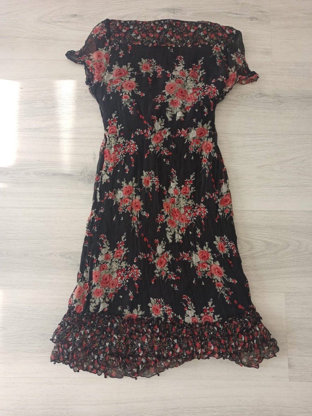 Kleid falbeln