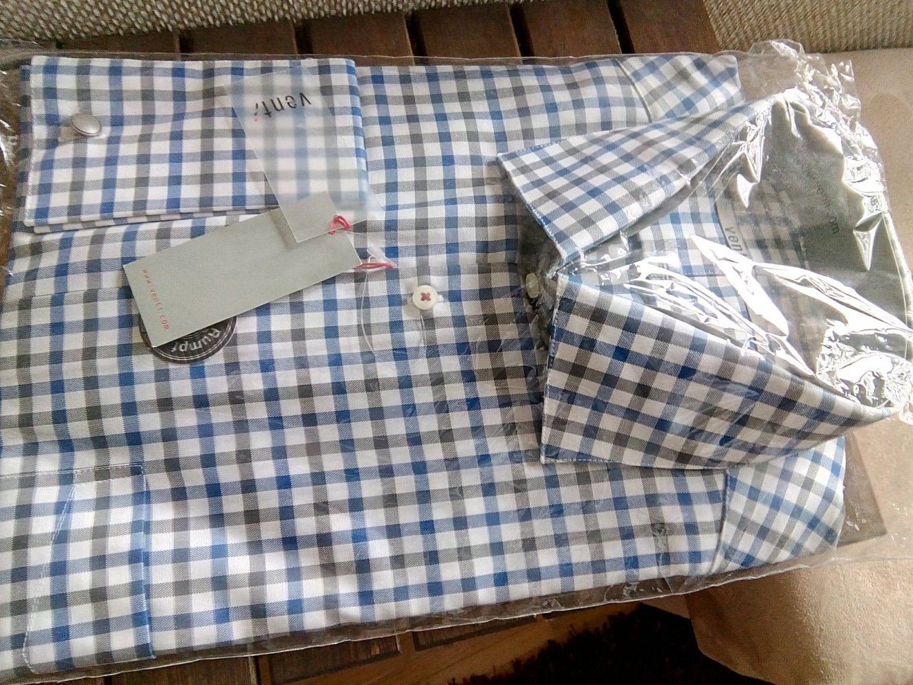 original verpacktes VENTI Herrenhemd