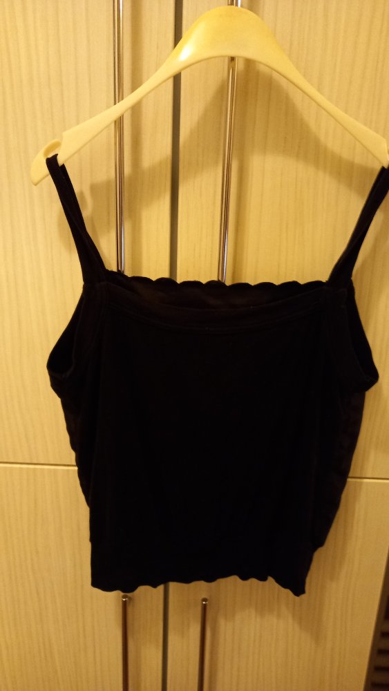 sehr schönes schwarzes Pailleten Top
