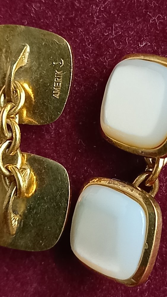 sehr schöne 1950s Mid Century Vintage Herren-Manschettenknöpfe*