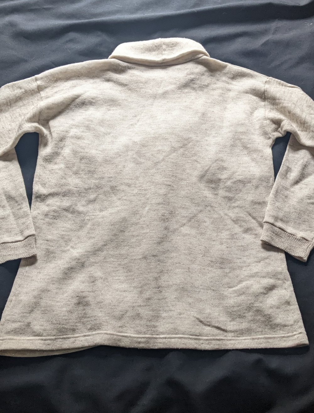 Zopfstrick Pullover cremeweiß