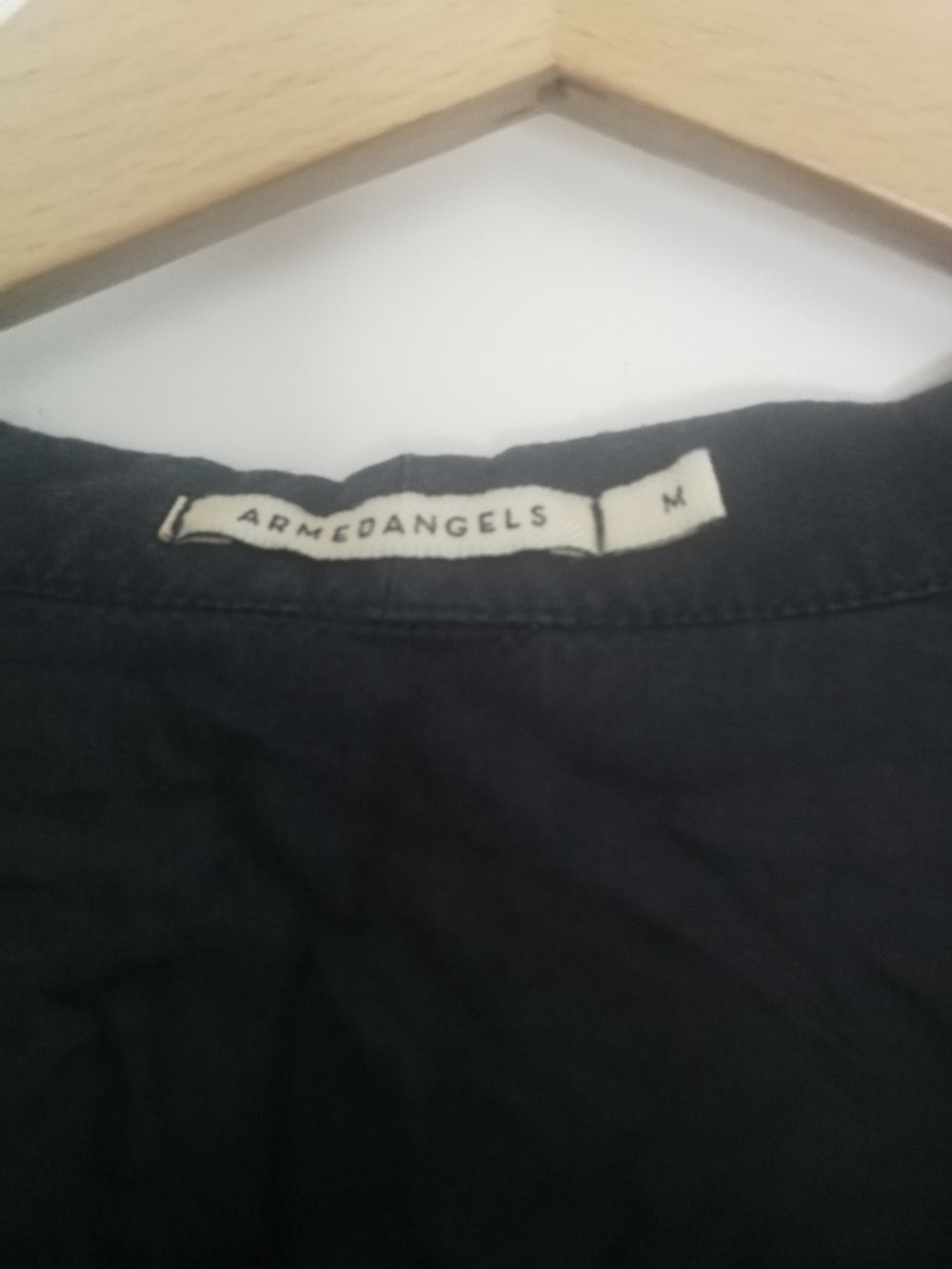 Blaue Wickelbluse Armedangels M 