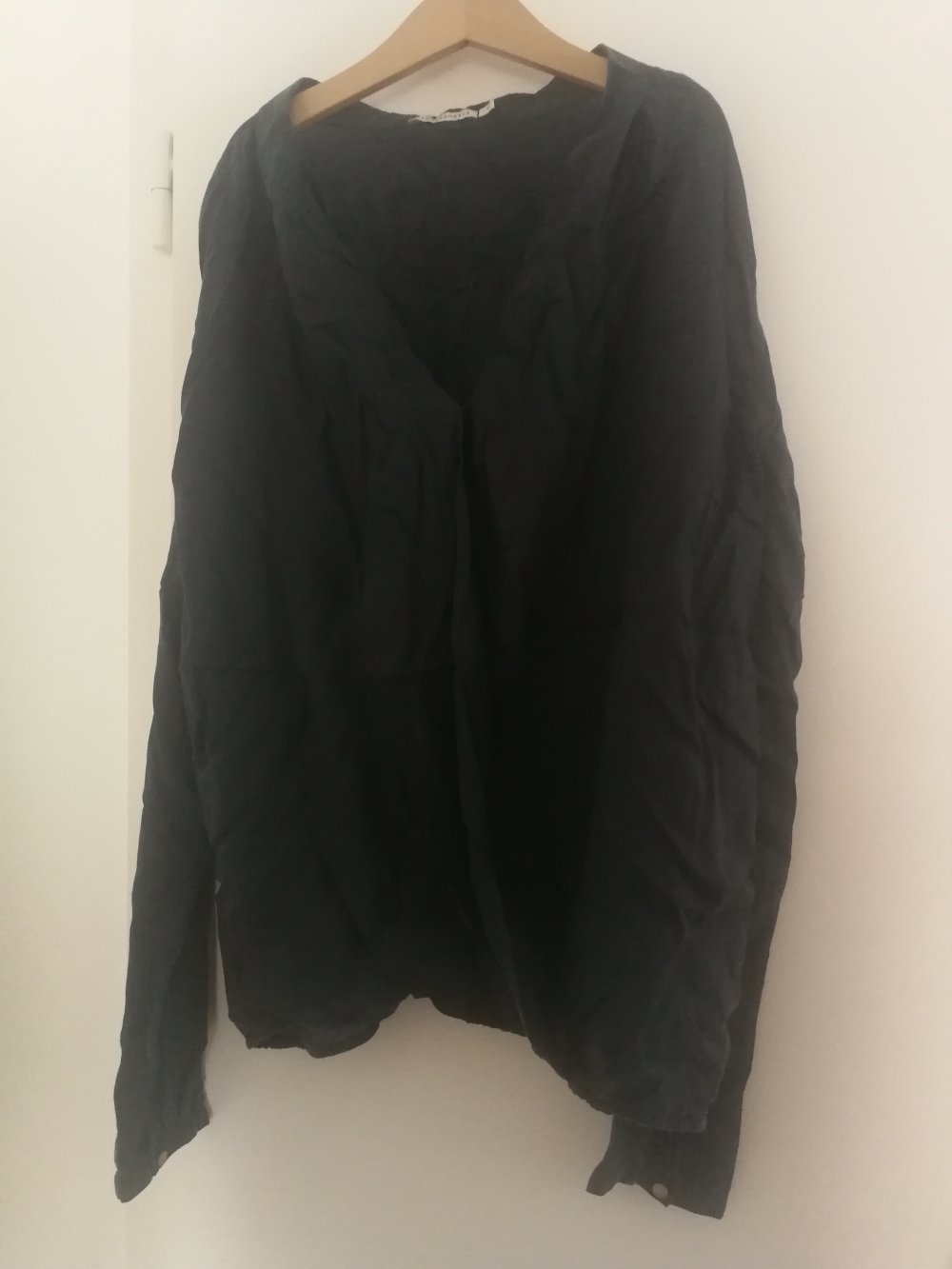 Blaue Wickelbluse Armedangels M 