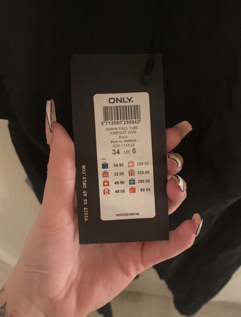 Jumpsuit in Schwarz