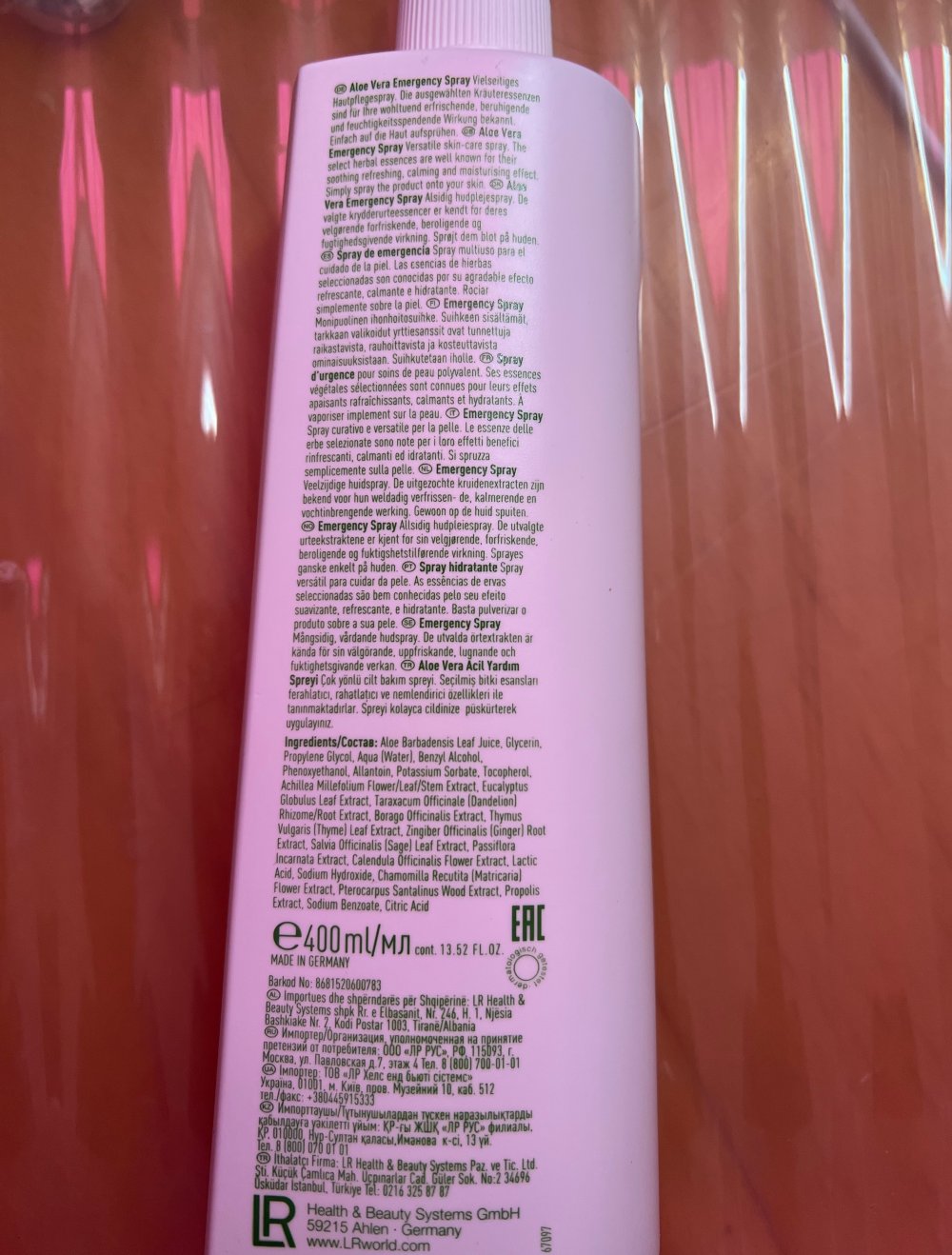 LR emergency spray