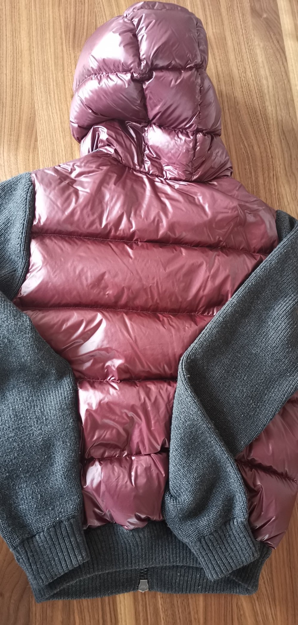 Montcler Strickjacke Daunenjacke Mix