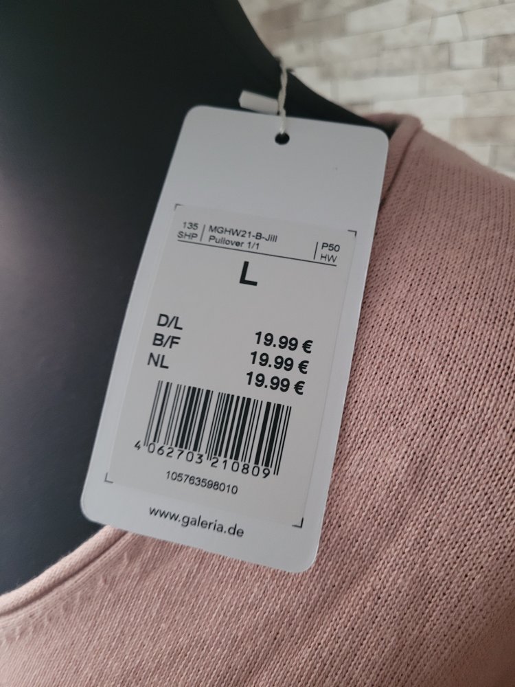 Langarm Pulli manguun L