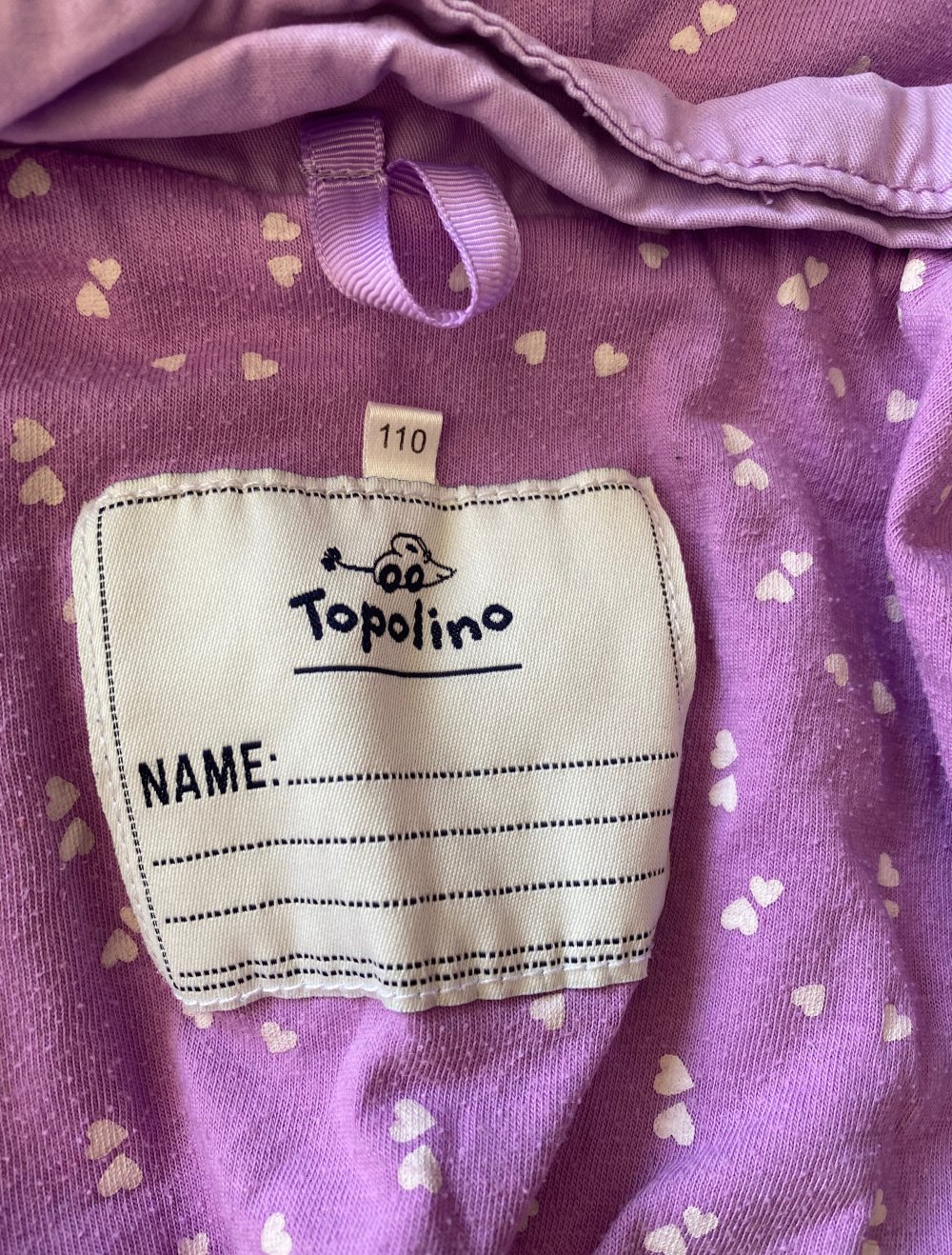 Lila Übergangsjacke Frühling/Herbst Topolino/Ernstings Family