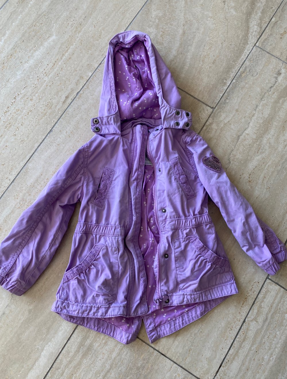 Lila Übergangsjacke Frühling/Herbst Topolino/Ernstings Family